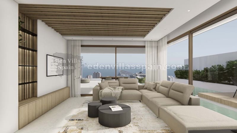 3 makuuhuone Huvila myytävänä paikassa Finestrat mukana uima-altaan - 995 000 € (Ref: 8028662)