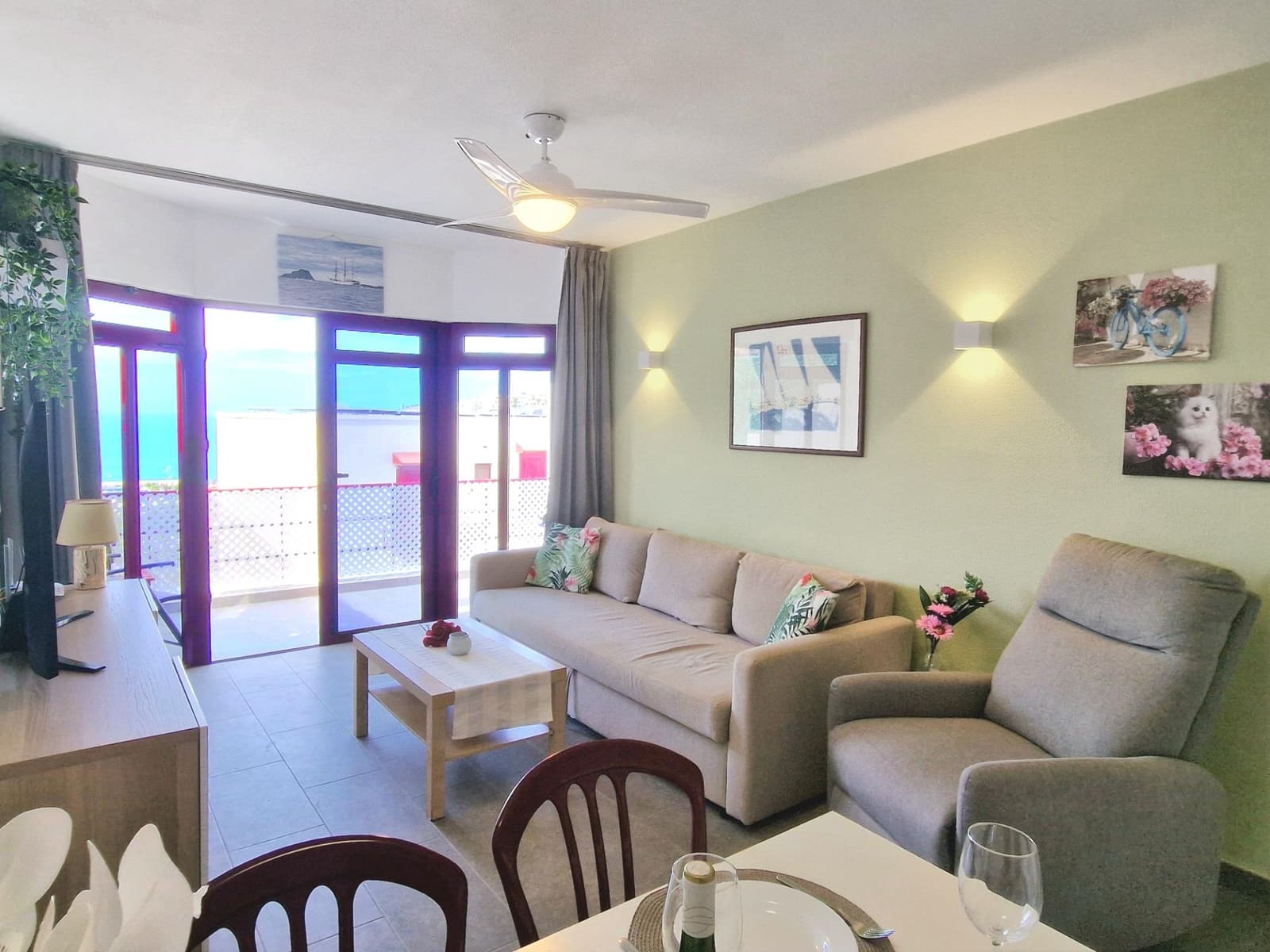 1 sovrum Lägenhet till salu i Puerto Rico med pool - 229 000 € (Ref: 10187139)