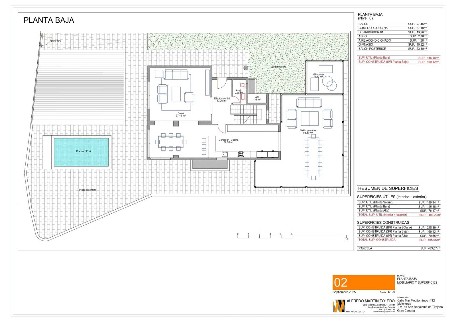 5 soveværelse Villa til salg i San Bartolome de Tirajana med swimmingpool garage - € 2.800.000 (Ref: 9272604)