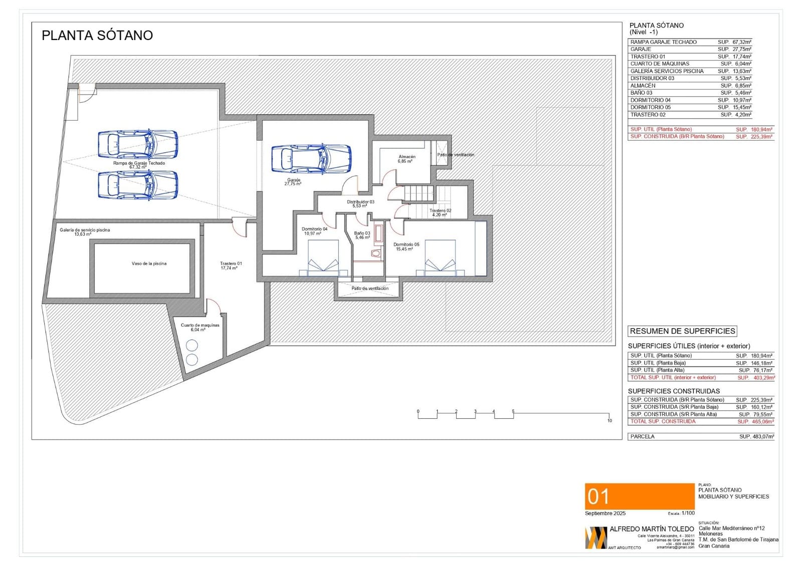 5 soveværelse Villa til salg i San Bartolome de Tirajana med swimmingpool garage - € 2.800.000 (Ref: 9272604)