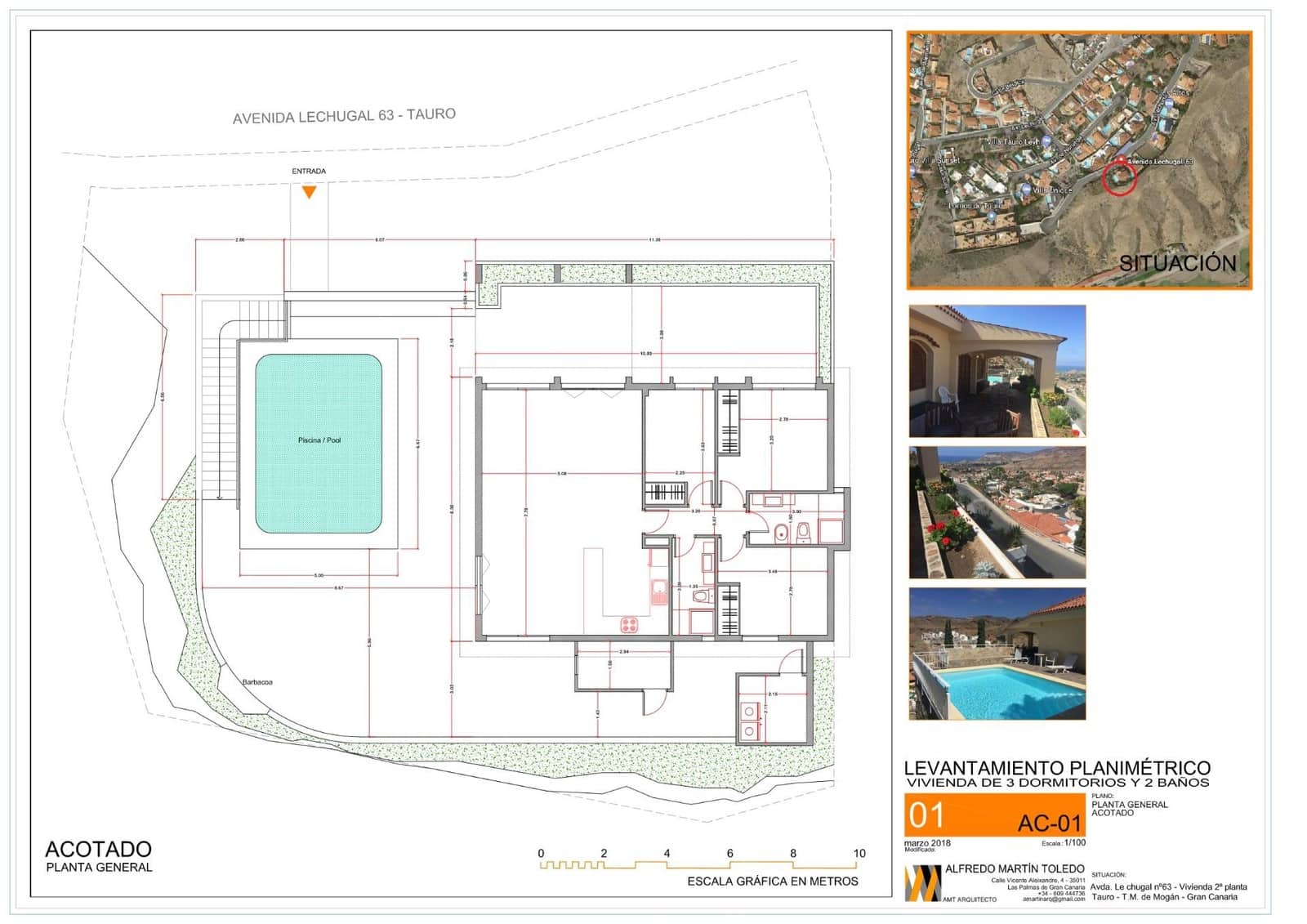 3 quarto Moradia para venda em Tauro com piscina garagem - 690 000 € (Ref: 9382850)