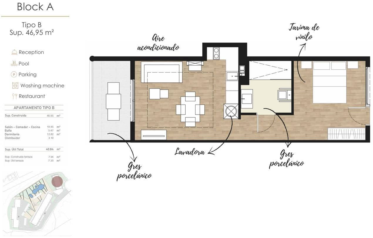 1 Zimmer Apartment zu verkaufen in Puerto Rico mit Pool - 229.500 € (Ref: 9518918)