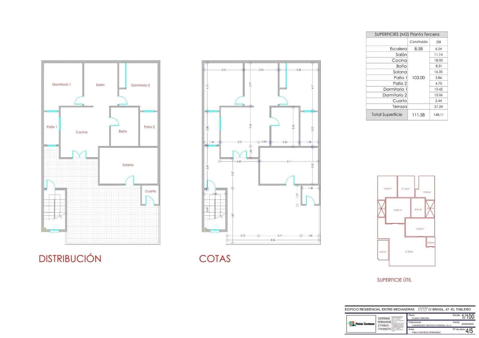 10 chambre Appartement à vendre à El Tablero - 590 000 € (Ref: 9652013)