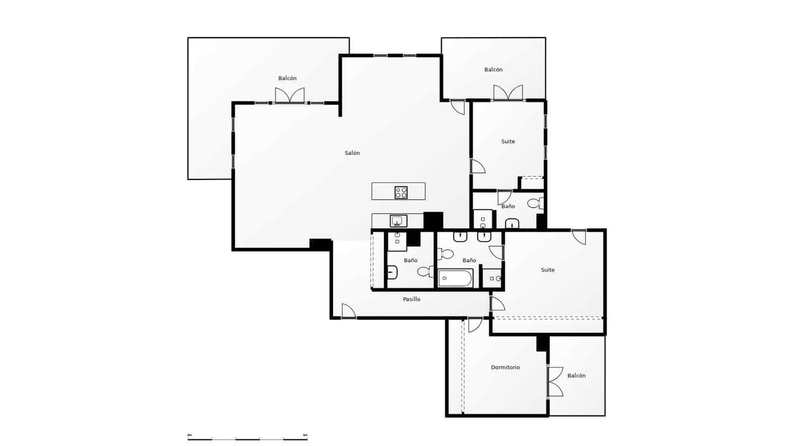 3 camera da letto Appartamento in vendita in Mogan con piscina garage - 1.600.000 € (Rif: 9659455)