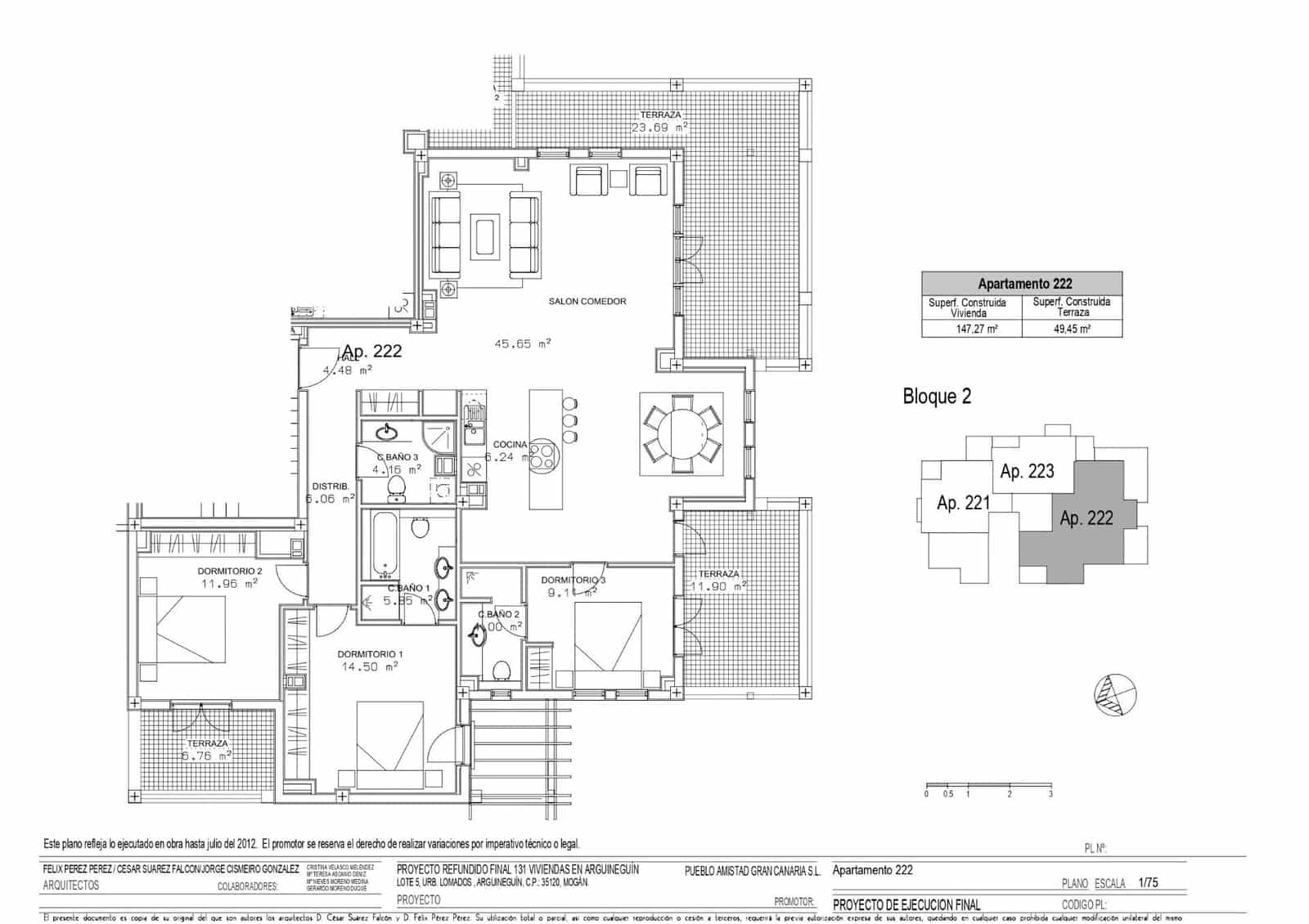 3 camera da letto Appartamento in vendita in Mogan con piscina garage - 1.600.000 € (Rif: 9659455)