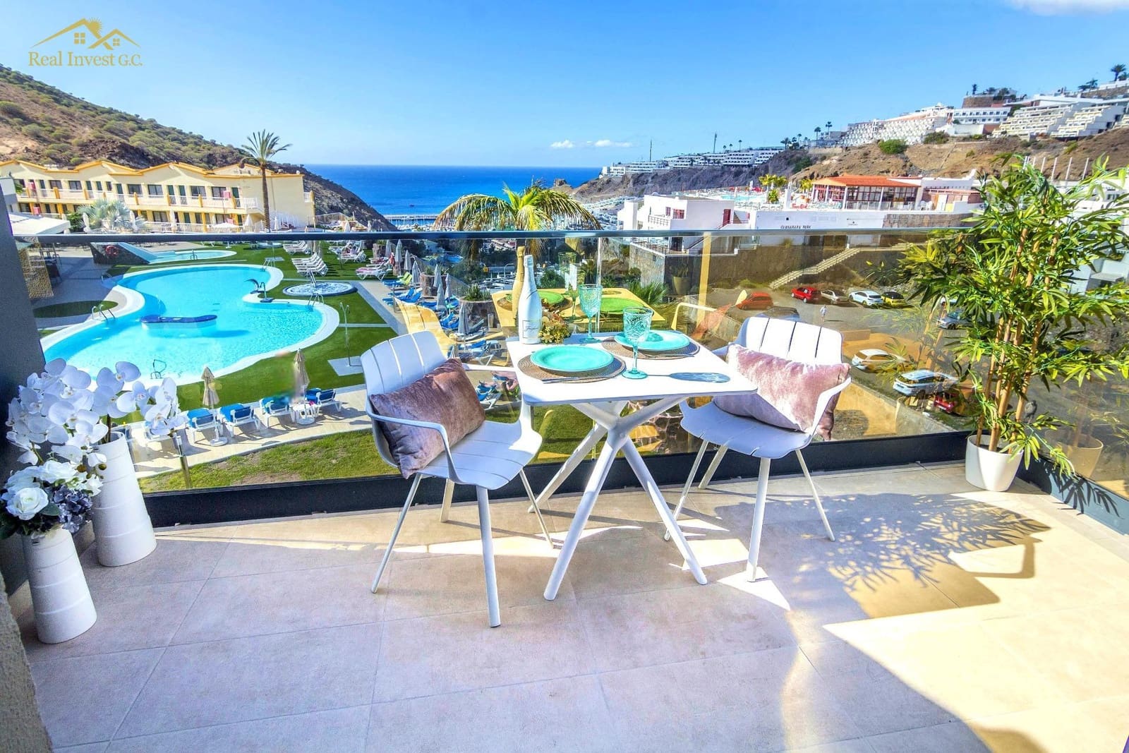 1 soveværelse Lejlighed til salg i Puerto Rico med swimmingpool - € 241.500 (Ref: 9695354)