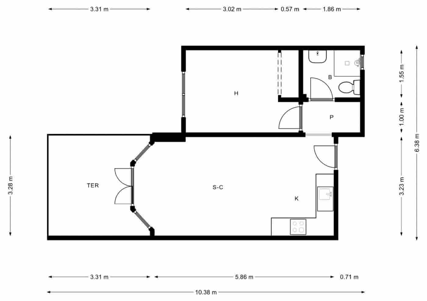1 sypialnia Apartament na sprzedaż w Puerto Rico z basenem - 199 000 € (Ref: 9791054)