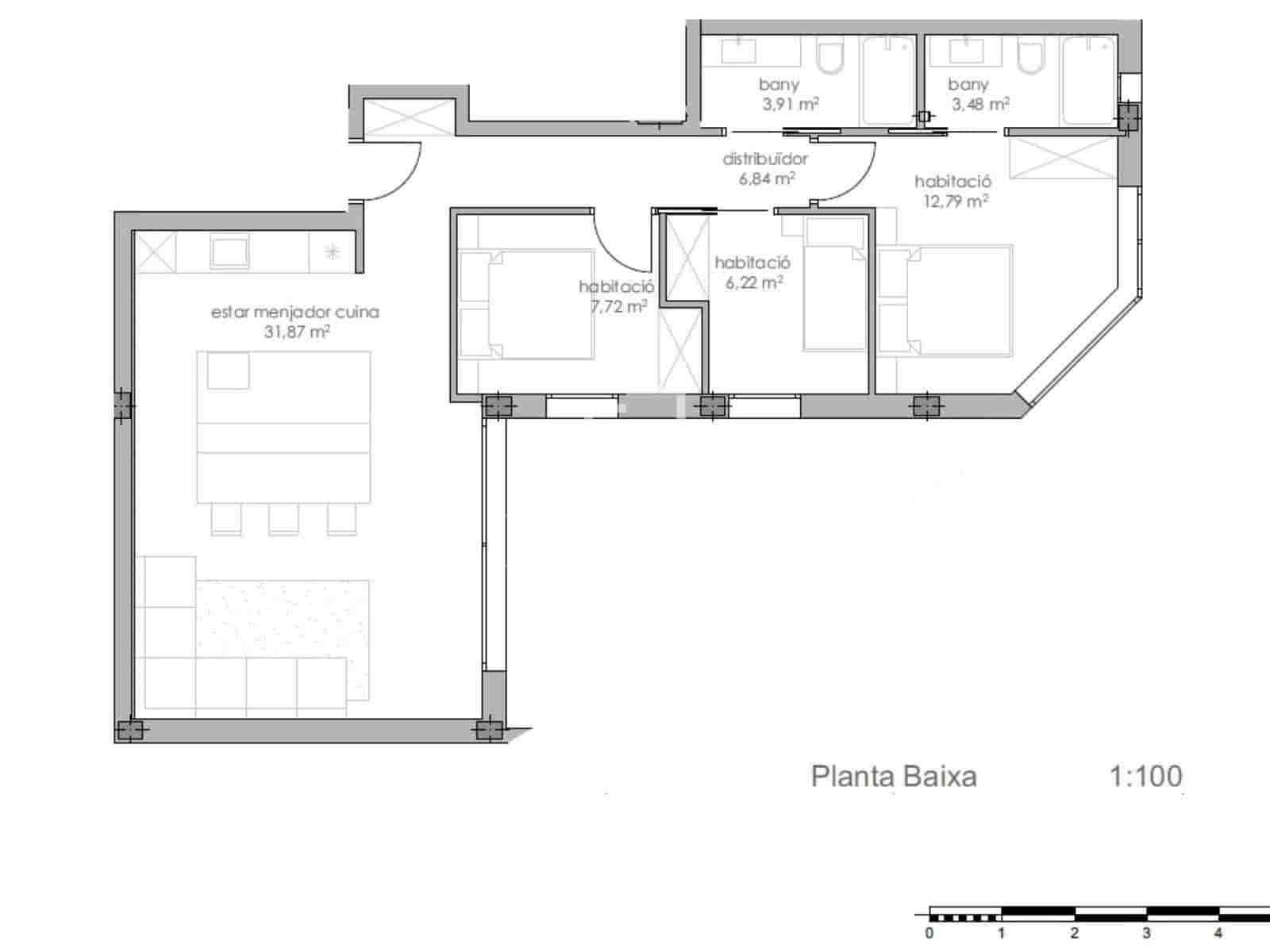 3 soverom Leilighet til salgs i Palamos med svømmebasseng garasje - € 725 000 (Ref: 10001268)