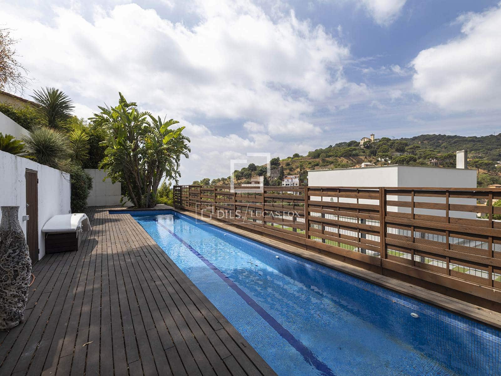 Villa/Maison de 5 chambres à louer à Barcelone ville avec piscine garage - 8 500 € (Ref: 10004459)