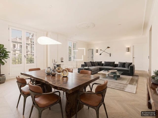 3 bedroom Apartment for sale in Eixample, Barcelona city - € 1,750,000 (Ref: 10004622)