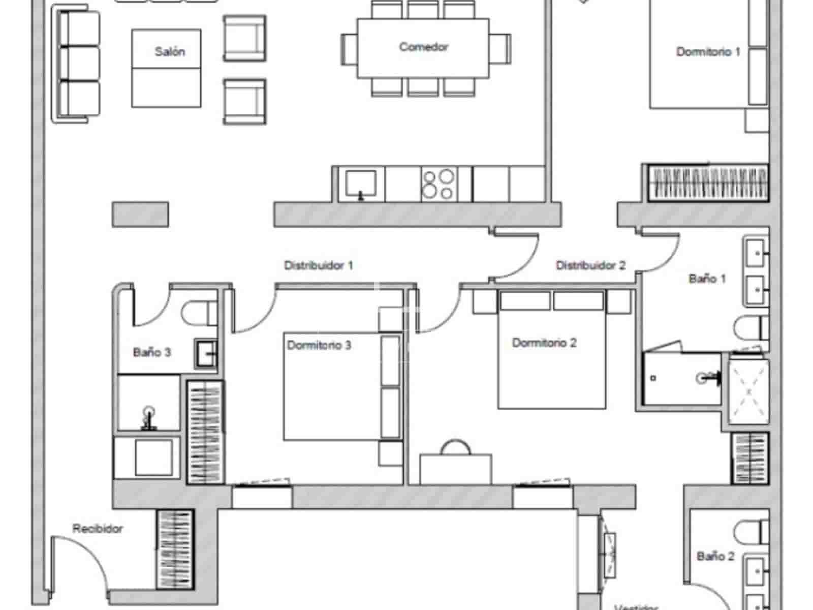 3 bedroom Apartment for sale in Madrid city - € 2,820,000 (Ref: 10004704)