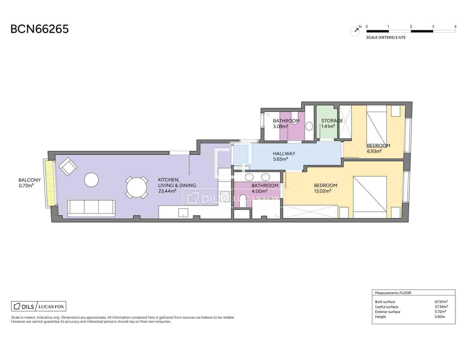 2 slaapkamer Appartement te koop in Barcelona stad met zwembad - € 635.000 (Ref: 10007740)