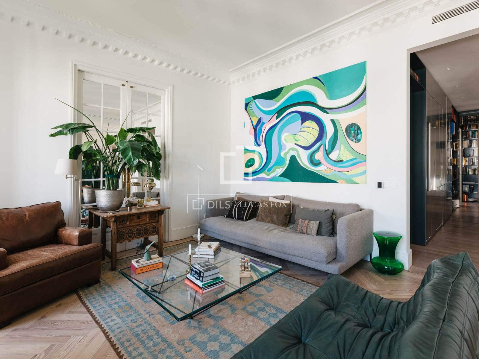 3 quarto Apartamento para arrendar em Madrid cidade com garagem - 12 000 € (Ref: 10016652)