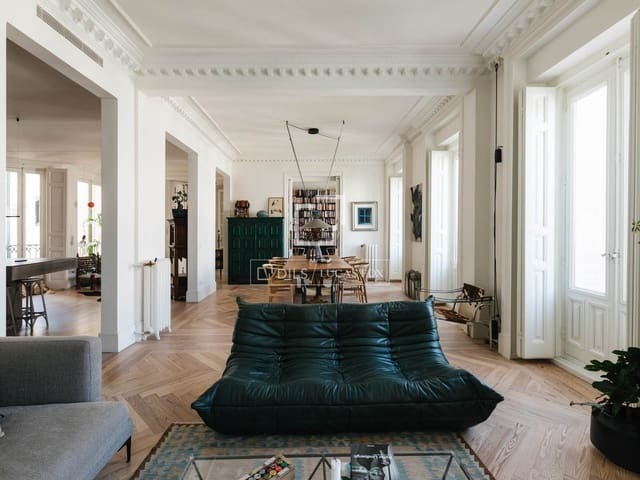 3 quarto Apartamento para arrendar em Jerónimos, Madrid cidade com garagem - 12 000 € (Ref: 10016652)