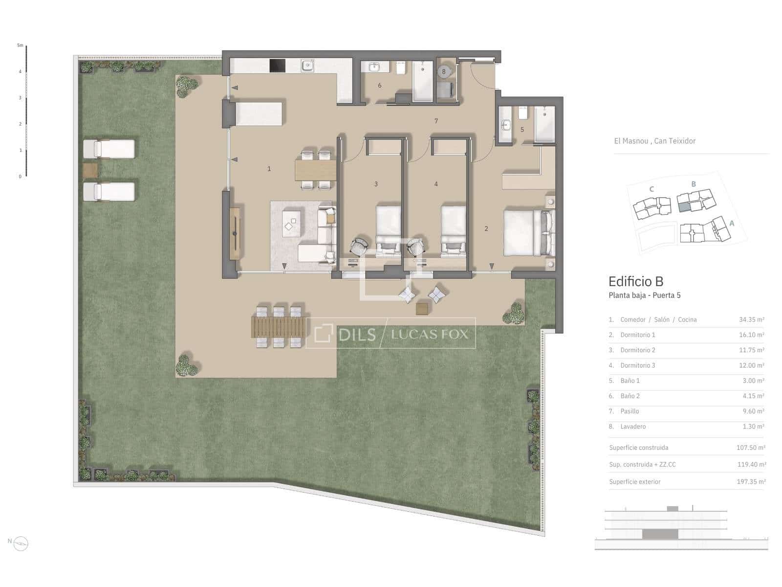 3 sovrum Lägenhet till salu i El Masnou med pool garage - 925 000 € (Ref: 10021322)