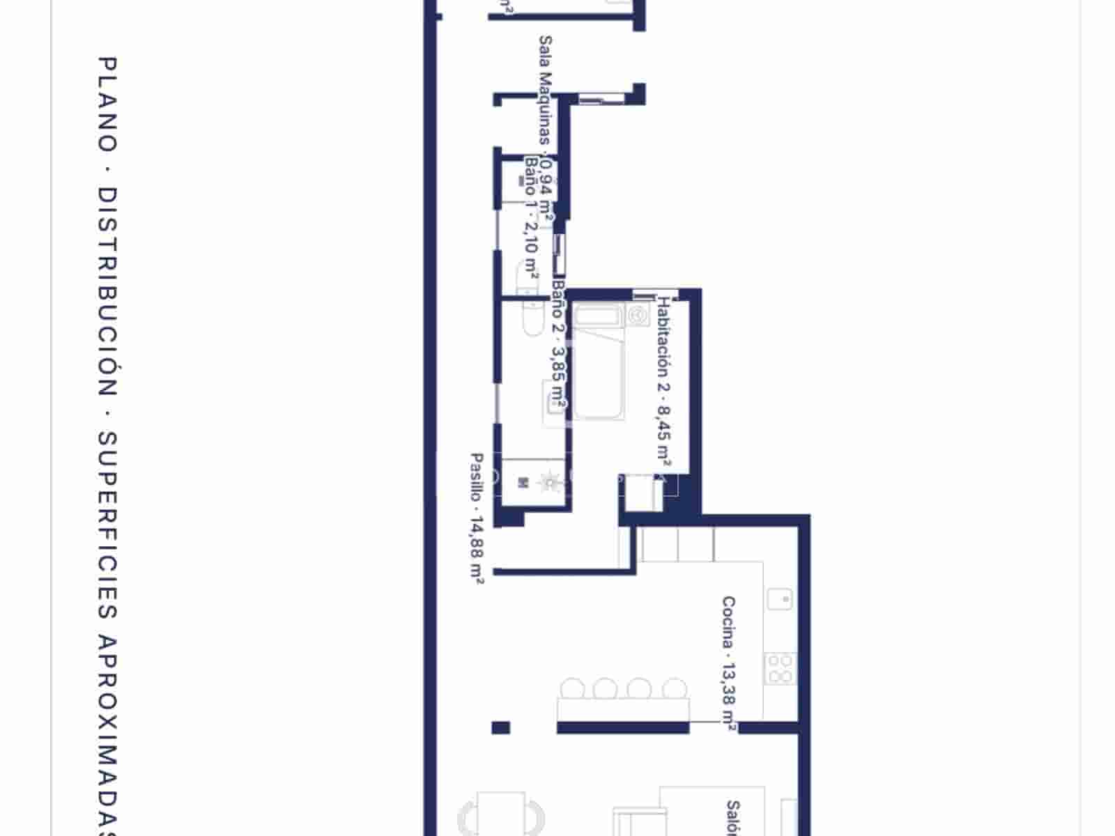 2 quarto Apartamento para venda em Madrid cidade - 869 000 € (Ref: 10021457)