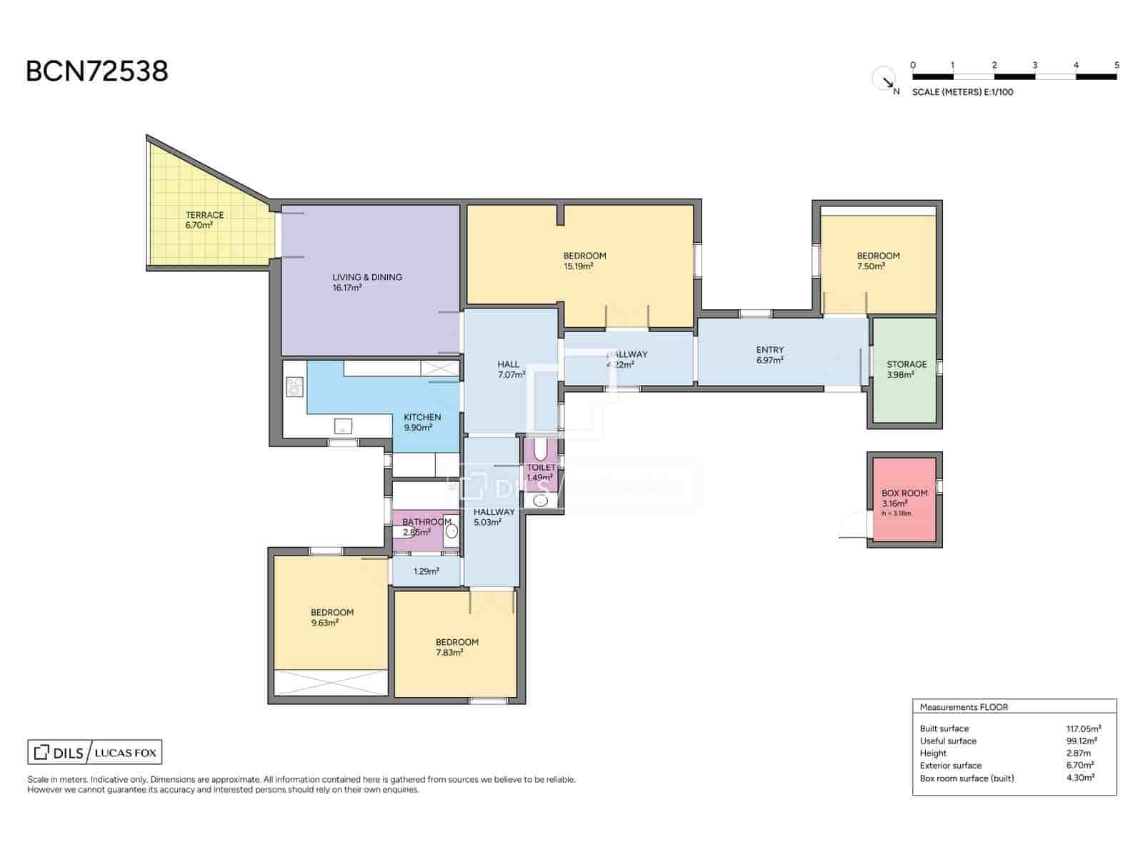 4 slaapkamer Penthouse te koop in Barcelona stad - € 595.000 (Ref: 10024689)