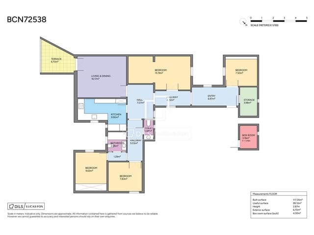 4 slaapkamer Penthouse te koop in Barcelona stad - € 595.000 (Ref: 10024689)