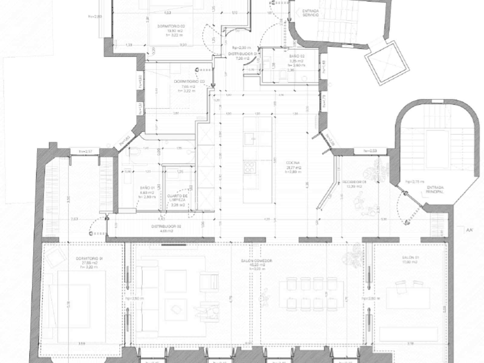 3 quarto Apartamento para venda em Madrid cidade com garagem - 4 650 000 € (Ref: 10026250)