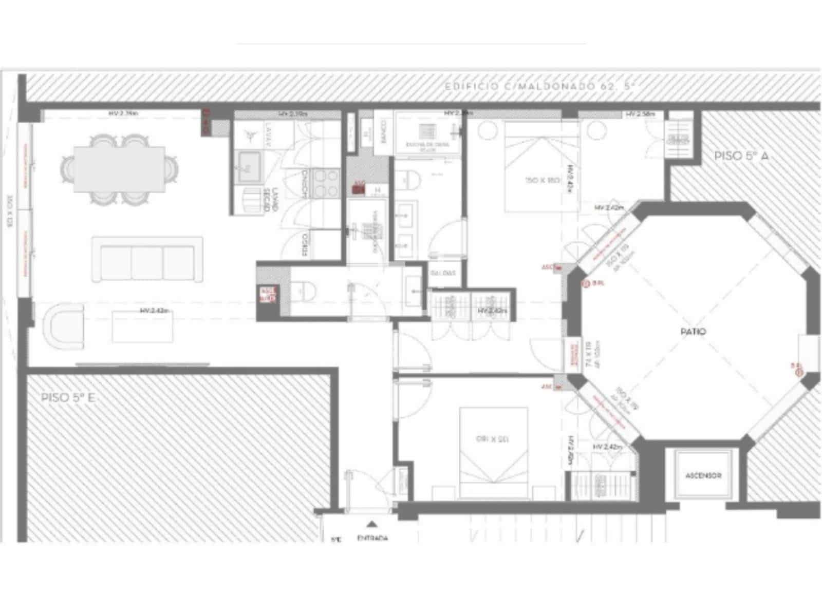 Apartamento de 3 habitaciones en Madrid ciudad en venta - 1.769.000 € (Ref: 10032473)