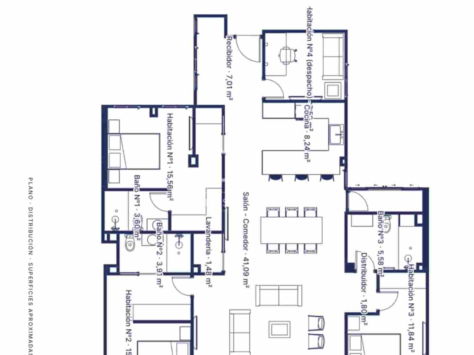 4 sypialnia Apartament na sprzedaż w Miasto Madryt - 1 250 000 € (Ref: 10033230)