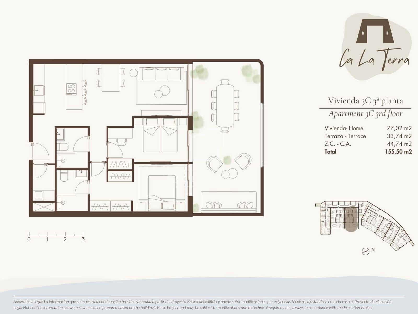 2 sypialnia Apartament na sprzedaż w Cullera z basenem garażem - 360 000 € (Ref: 10033236)