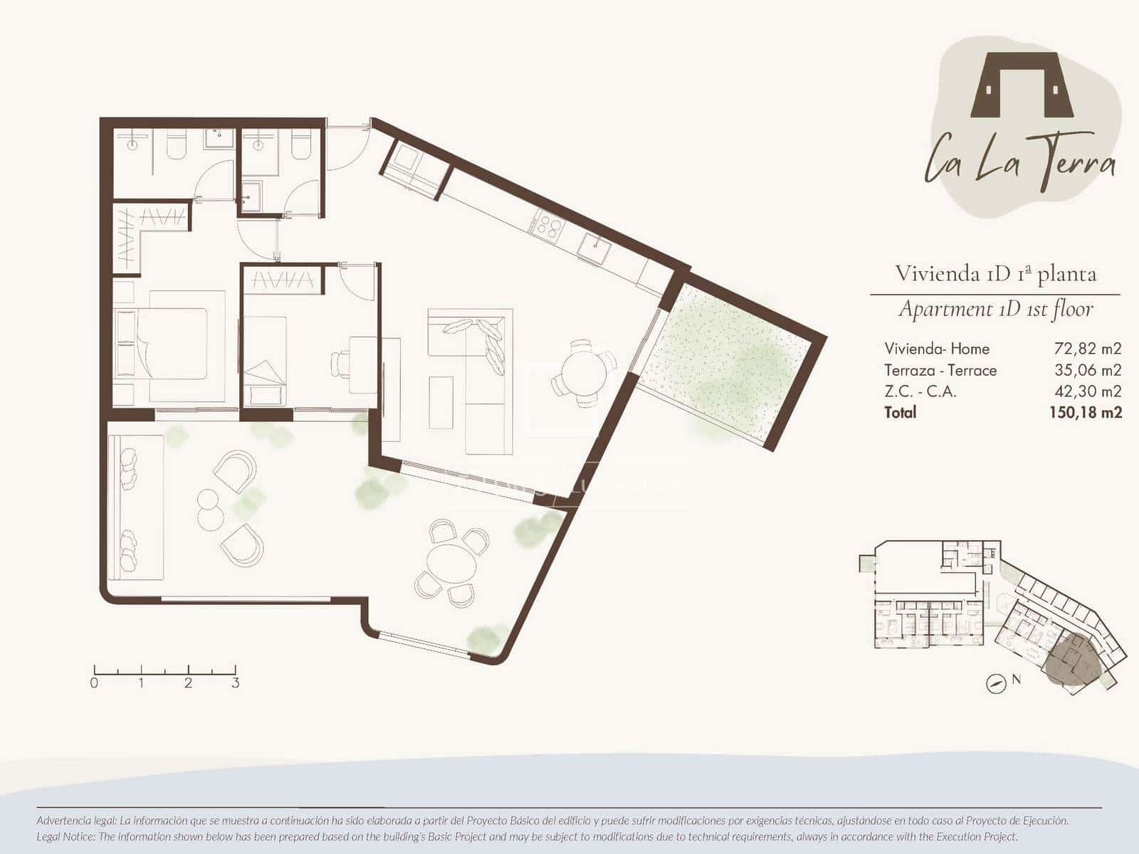 2 sypialnia Apartament na sprzedaż w Cullera z basenem garażem - 350 000 € (Ref: 10033238)