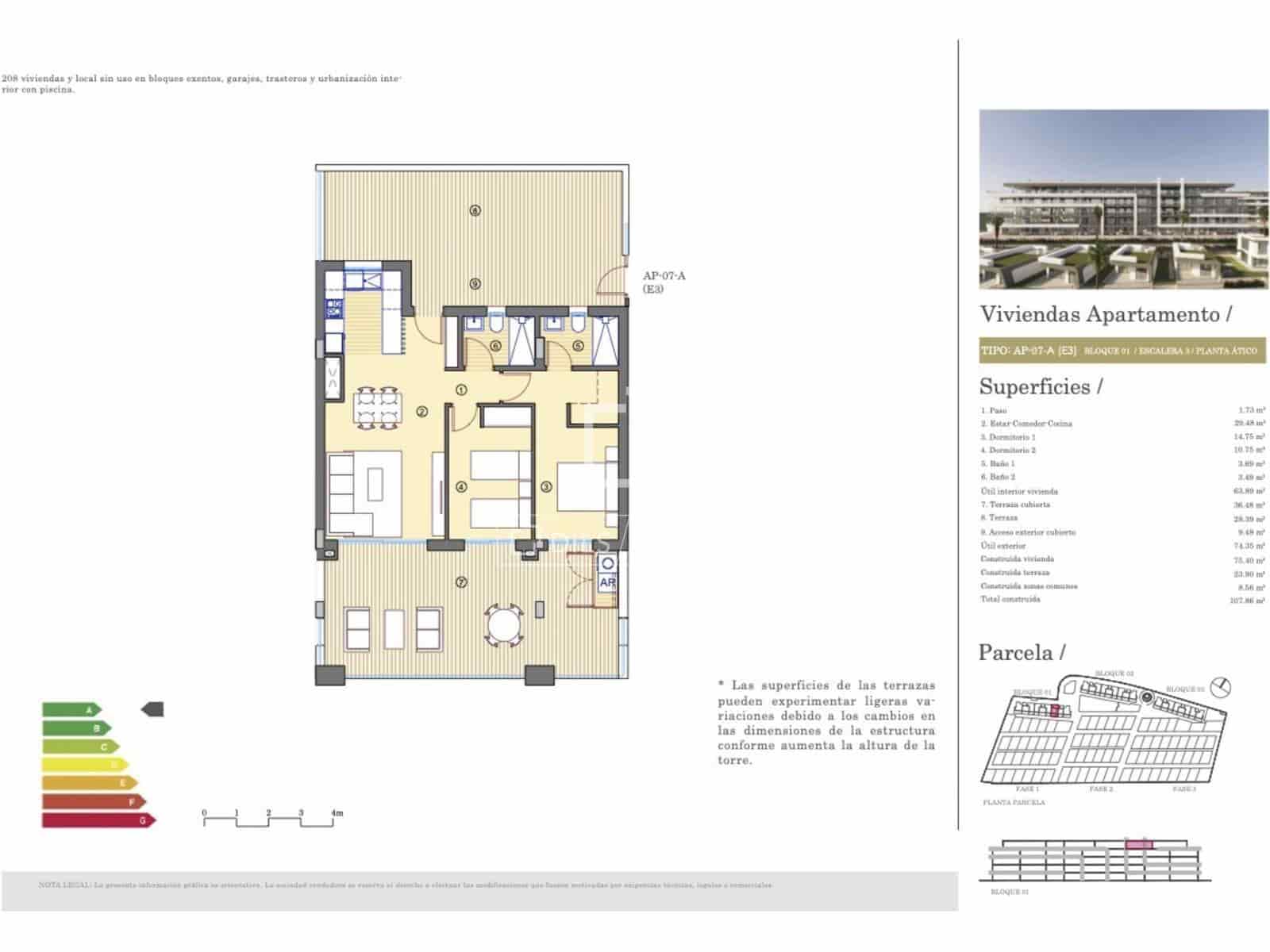 2 chambre Appartement à vendre à Muchamiel / Mutxamel avec piscine garage - 399 000 € (Ref: 10034385)