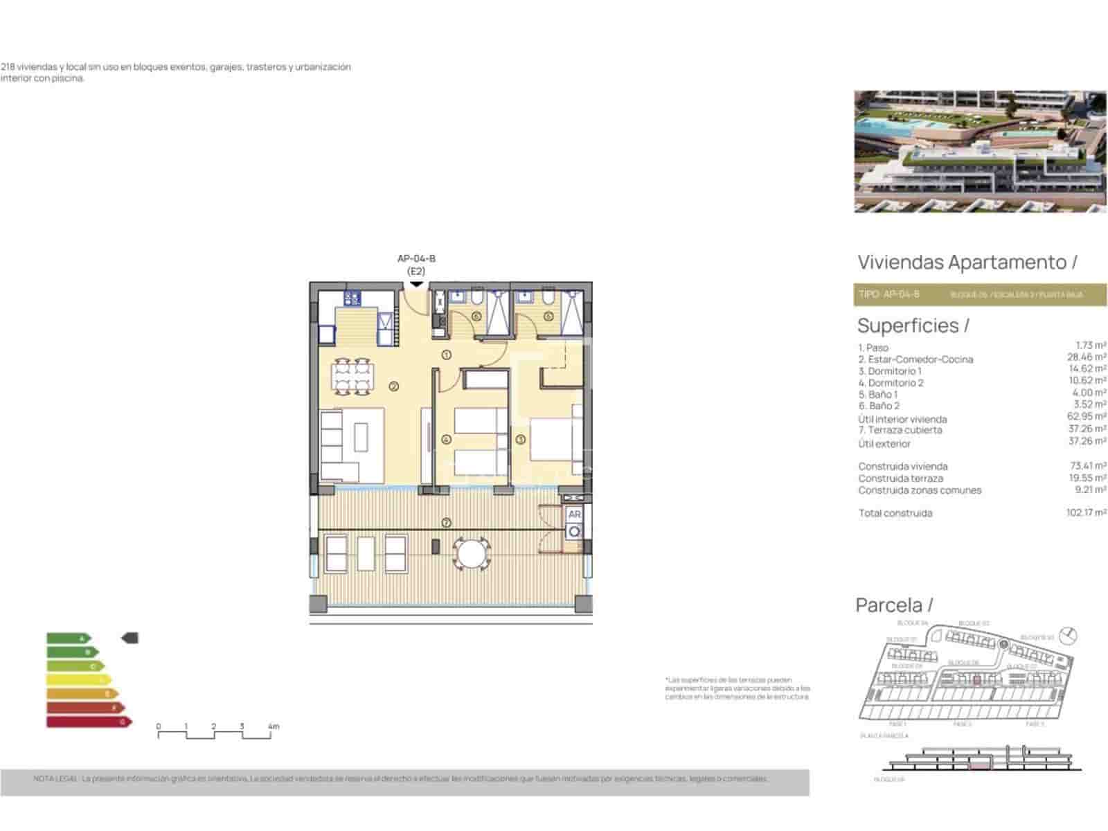 2 slaapkamer Appartement te koop in Muchamiel / Mutxamel met zwembad garage - € 282.000 (Ref: 10034386)