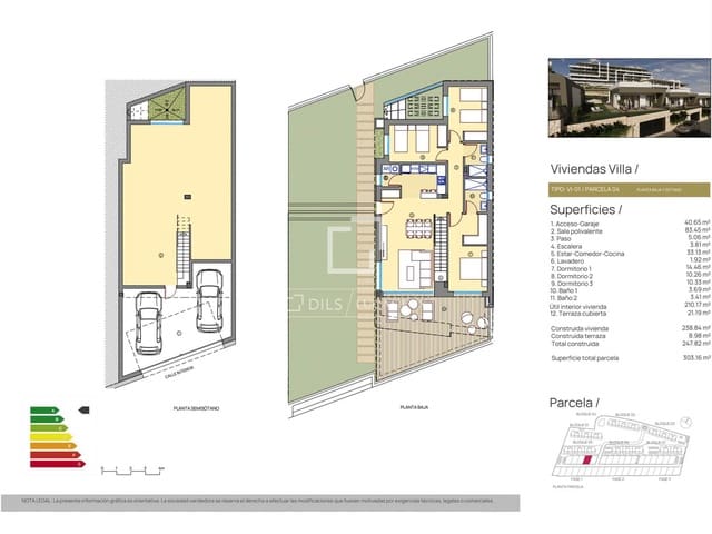 3 sovrum Villa till salu i Muchamiel / Mutxamel med pool garage - 550 000 € (Ref: 10034387)