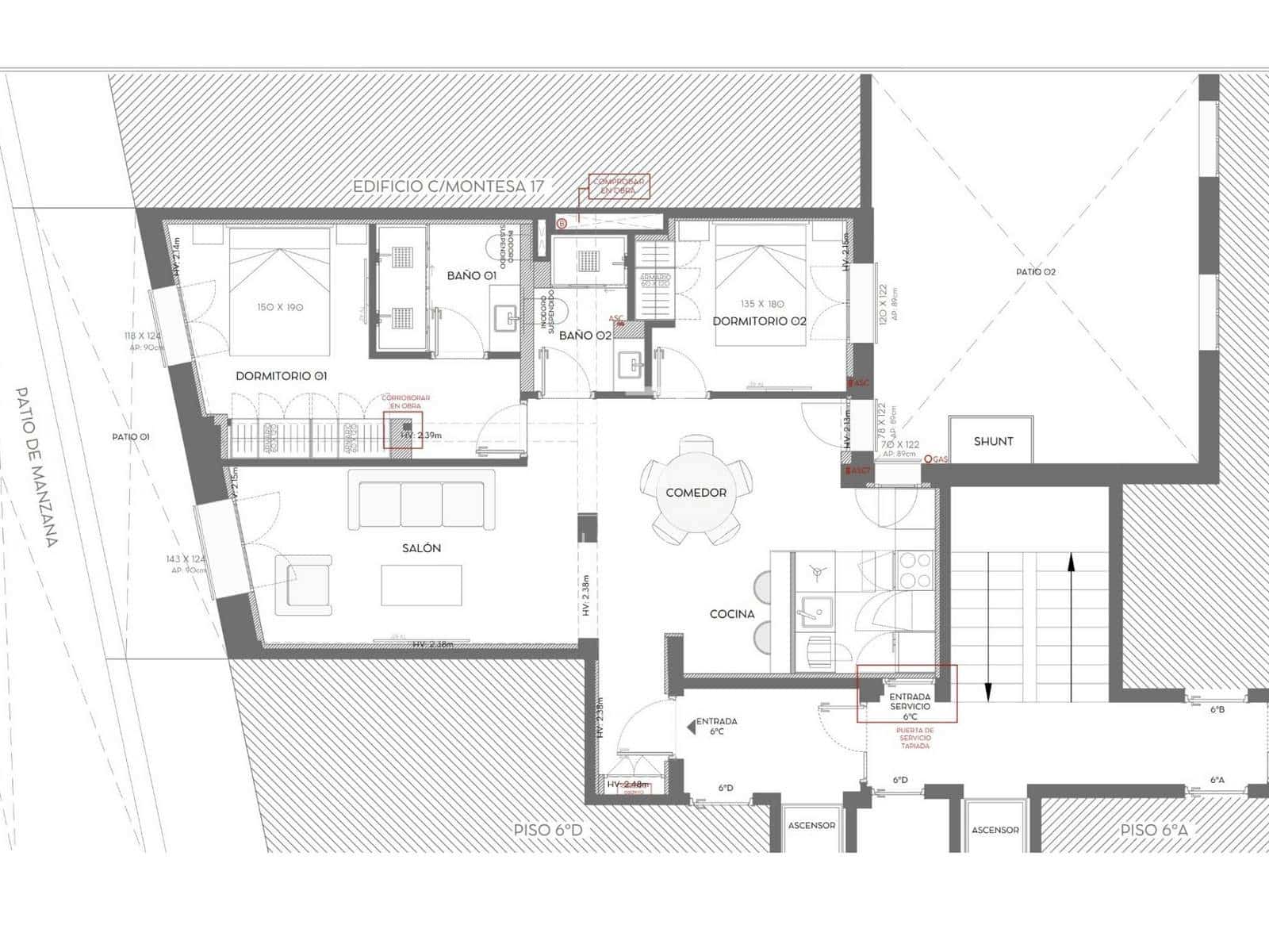 2 camera da letto Appartamento in vendita in Madrid citta - 1.299.000 € (Rif: 10039135)