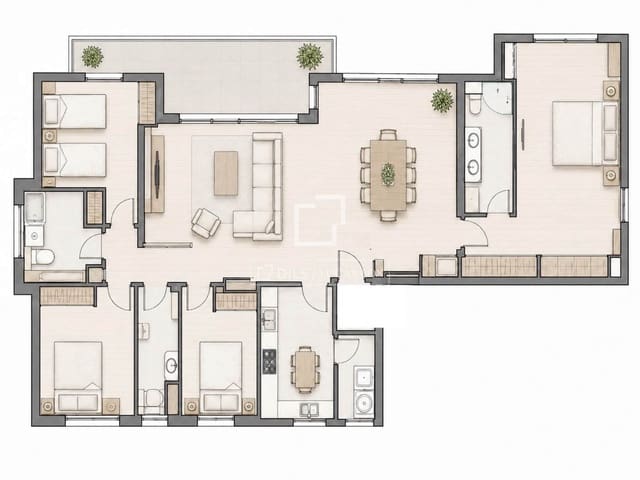 4 chambre Appartement à vendre à Alicante ville avec piscine garage - 1 200 000 € (Ref: 10041828)