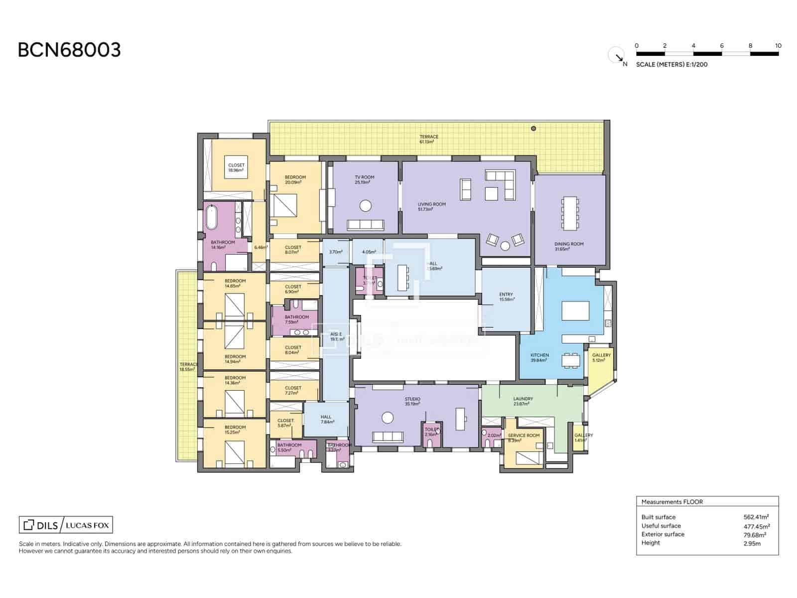 7 camera da letto Appartamento in vendita in Barcelona citta con garage - 4.300.000 € (Rif: 10047605)