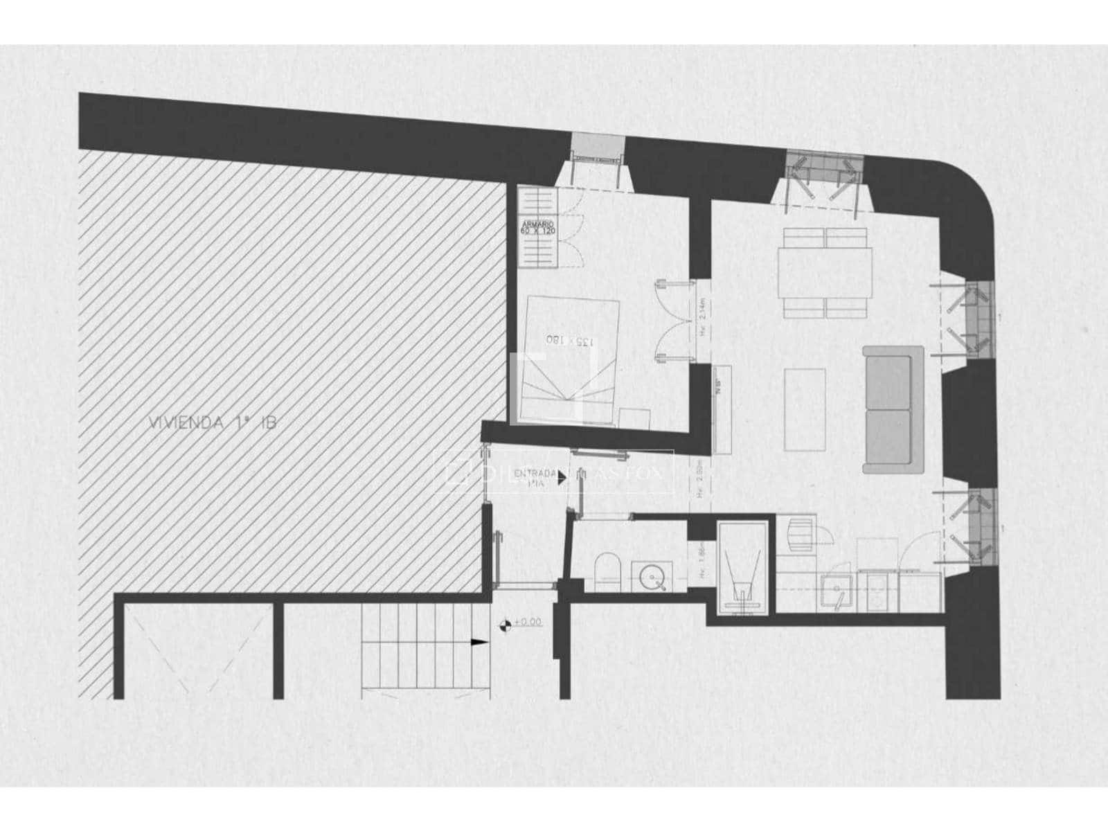 1 camera da letto Appartamento in vendita in Madrid citta - 589.000 € (Rif: 10048439)