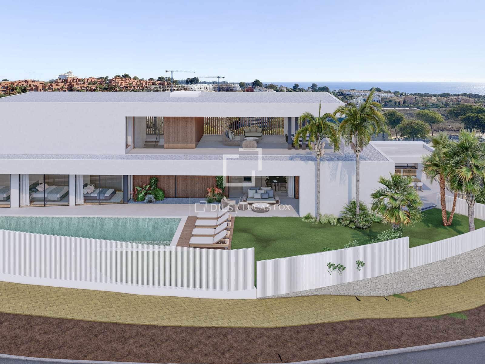 4 sypialnia Willa na sprzedaż w Manilva z basenem garażem - 3 700 000 € (Ref: 10048493)
