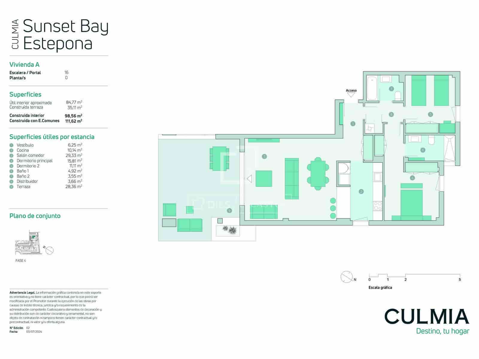 2 sovrum Lägenhet till salu i Estepona med pool garage - 483 000 € (Ref: 10048496)
