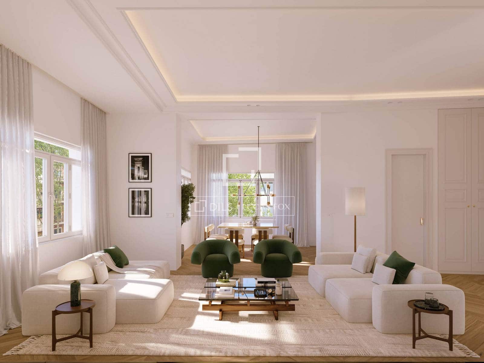 3 sovrum Lägenhet till salu i Madrid stad med garage - 2 431 000 € (Ref: 10052282)