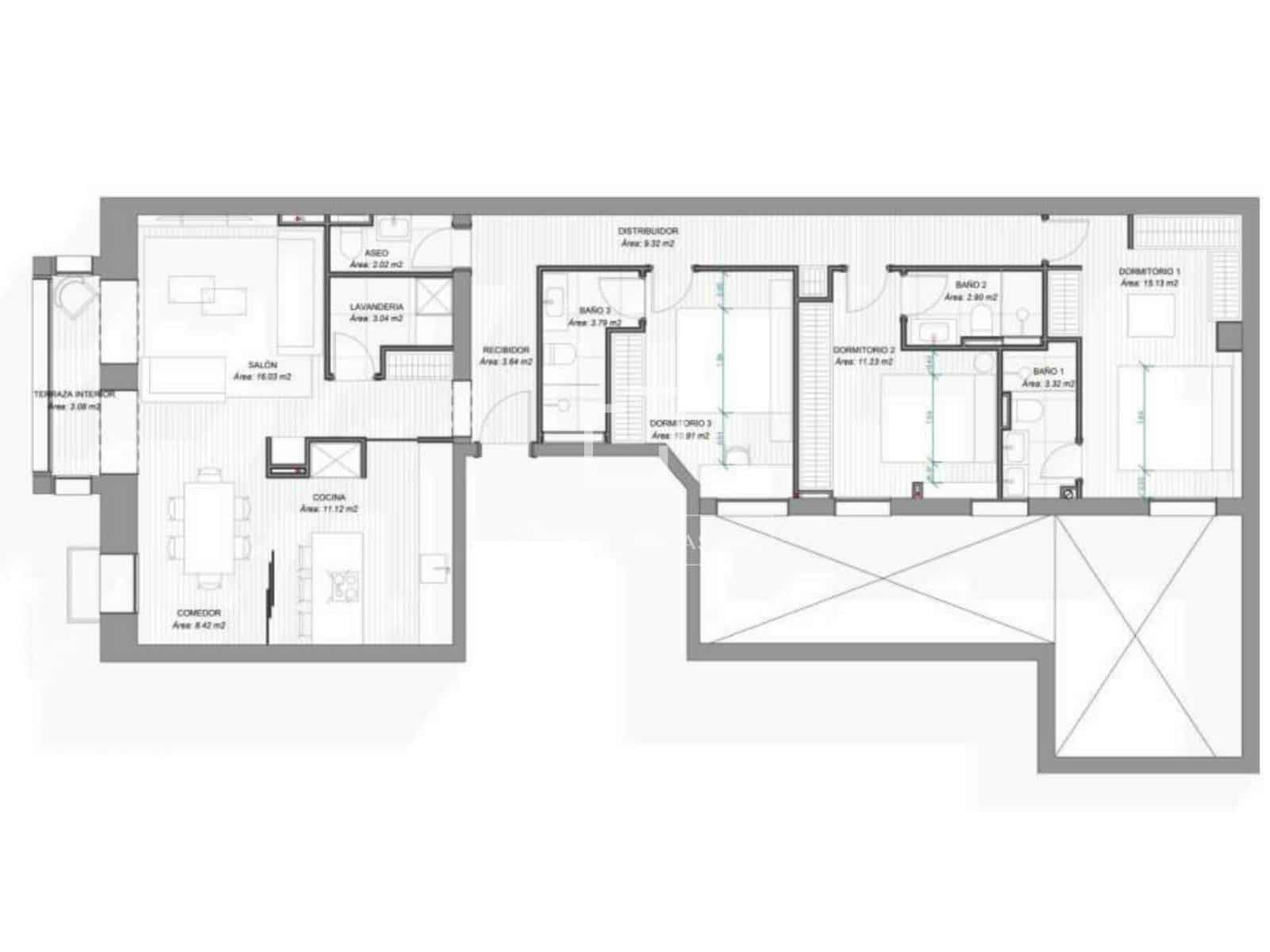 3 sypialnia Apartament na sprzedaż w Miasto Madryt - 2 500 000 € (Ref: 10057155)