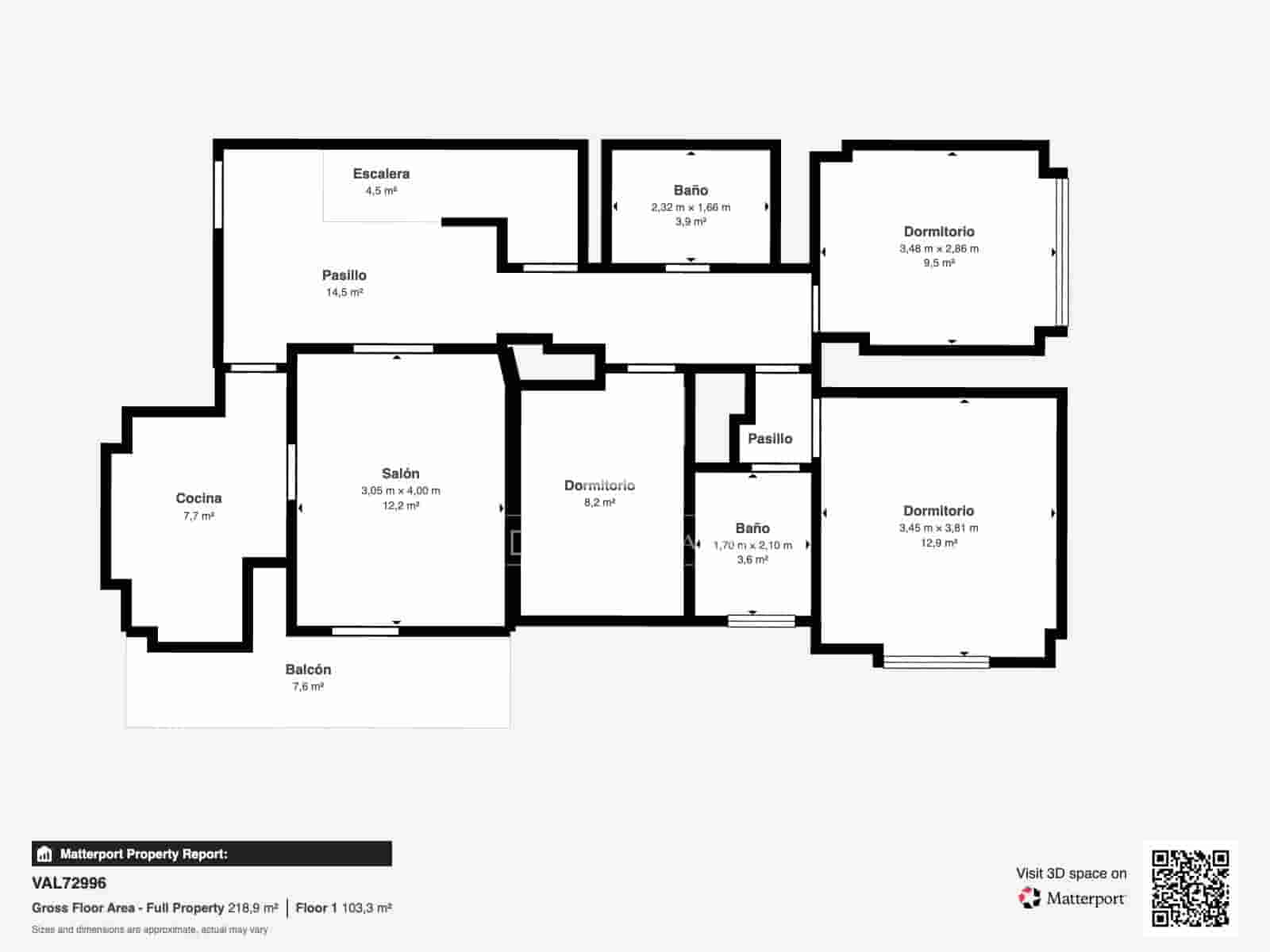 3 bedroom Penthouse for sale in Valencia city with pool garage - € 900,000 (Ref: 10057159)