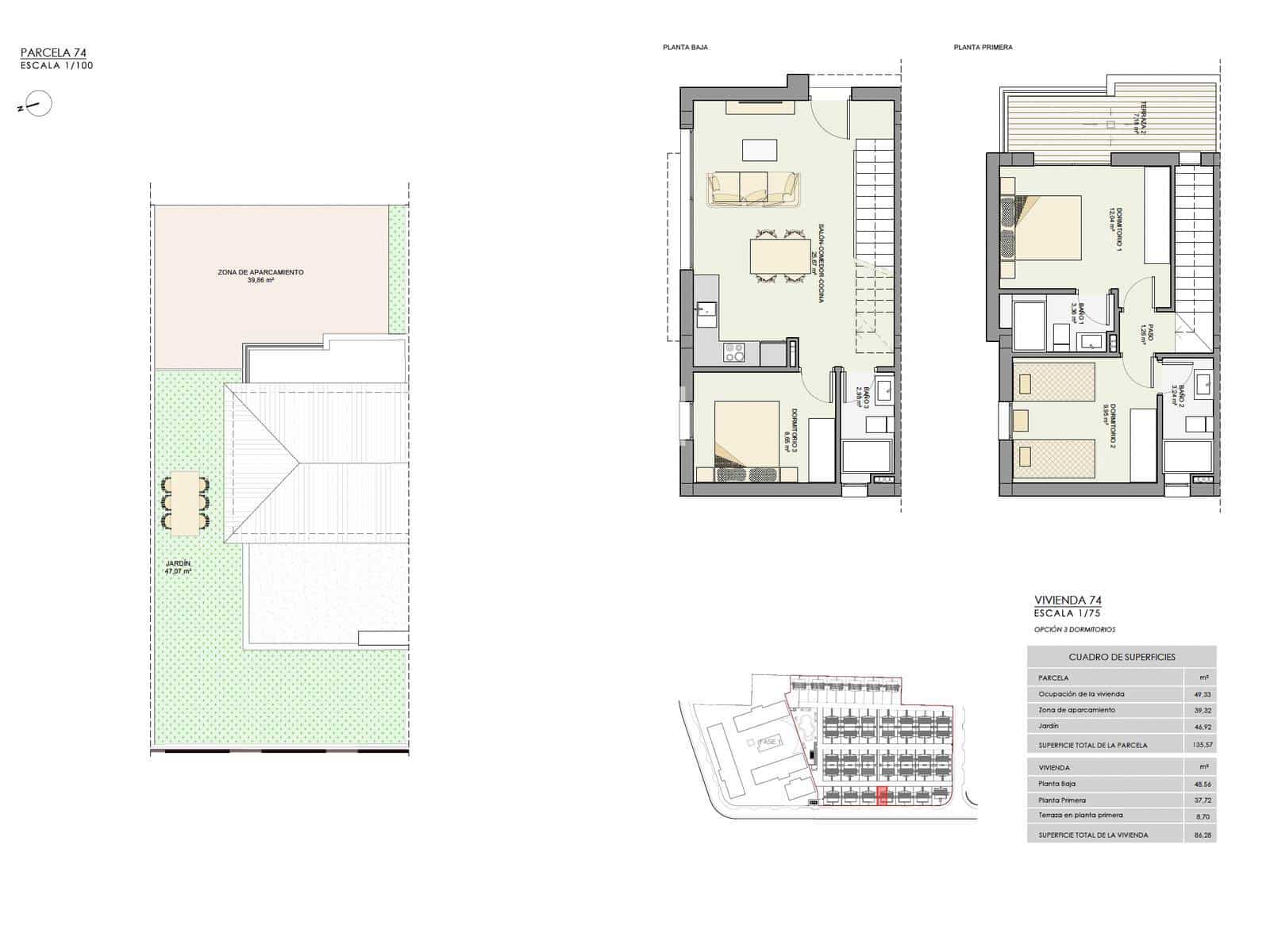 3 quarto Moradia para venda em Gran Alacant com piscina garagem - 410 000 € (Ref: 10060997)