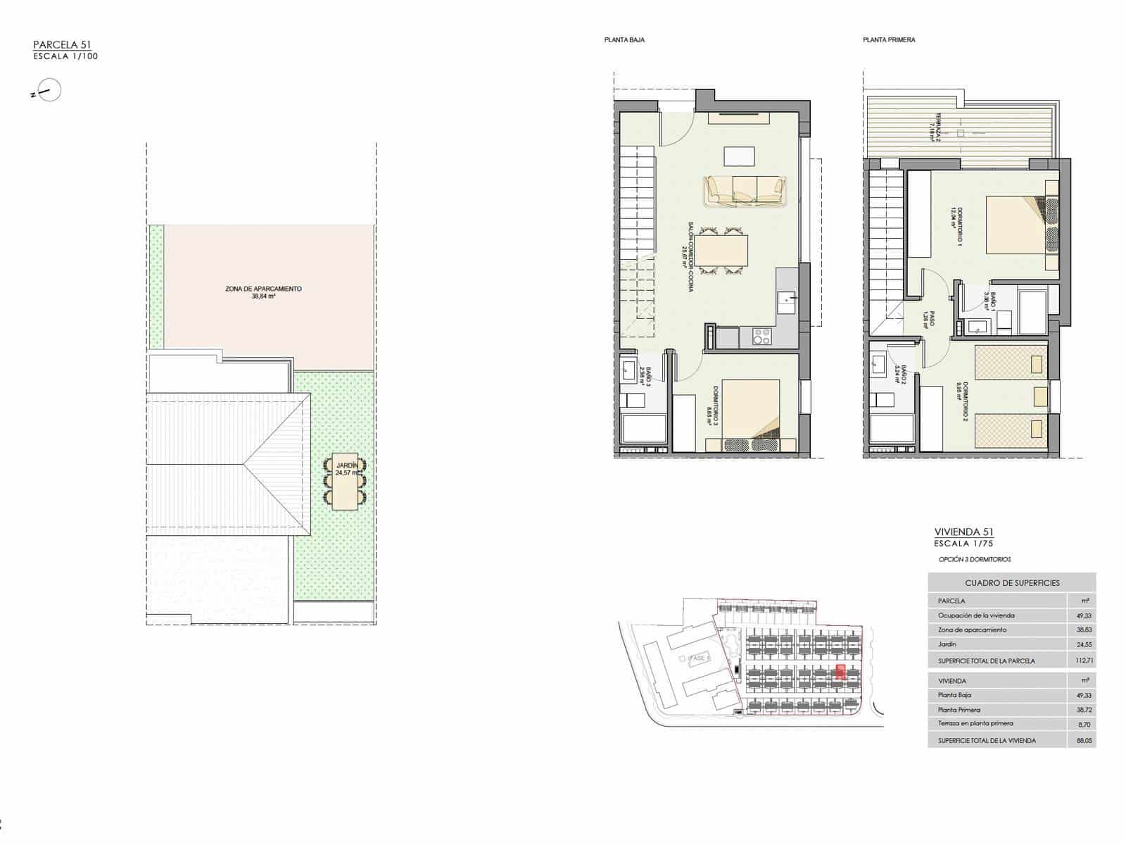 3 Zimmer Villa zu verkaufen in Gran Alacant mit Pool Garage - 350.000 € (Ref: 10060998)