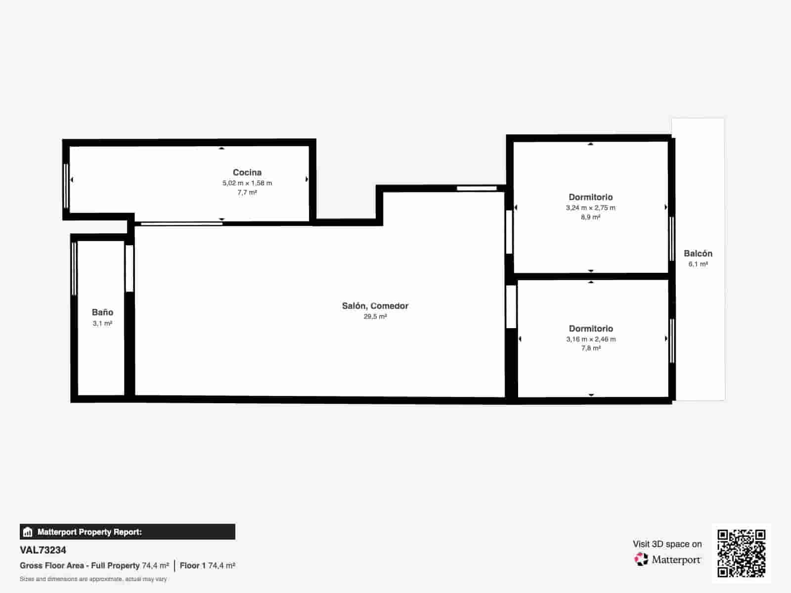 2 sypialnia Apartament do wynajęcia w Miasto Walencja - 1 600 € (Ref: 10062624)