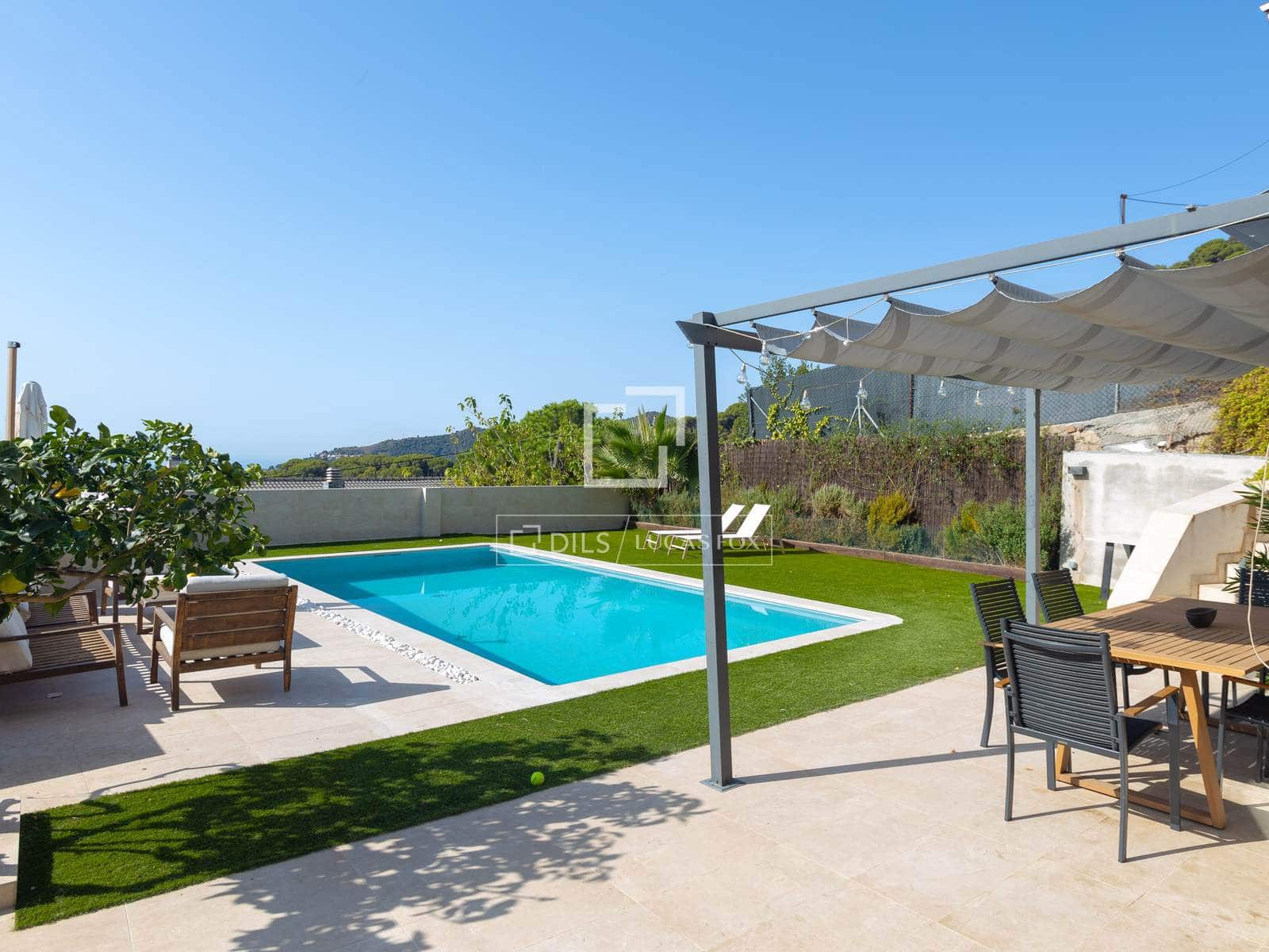 3 Zimmer Villa zu verkaufen in Alella mit Pool Garage - 990.000 € (Ref: 10062625)