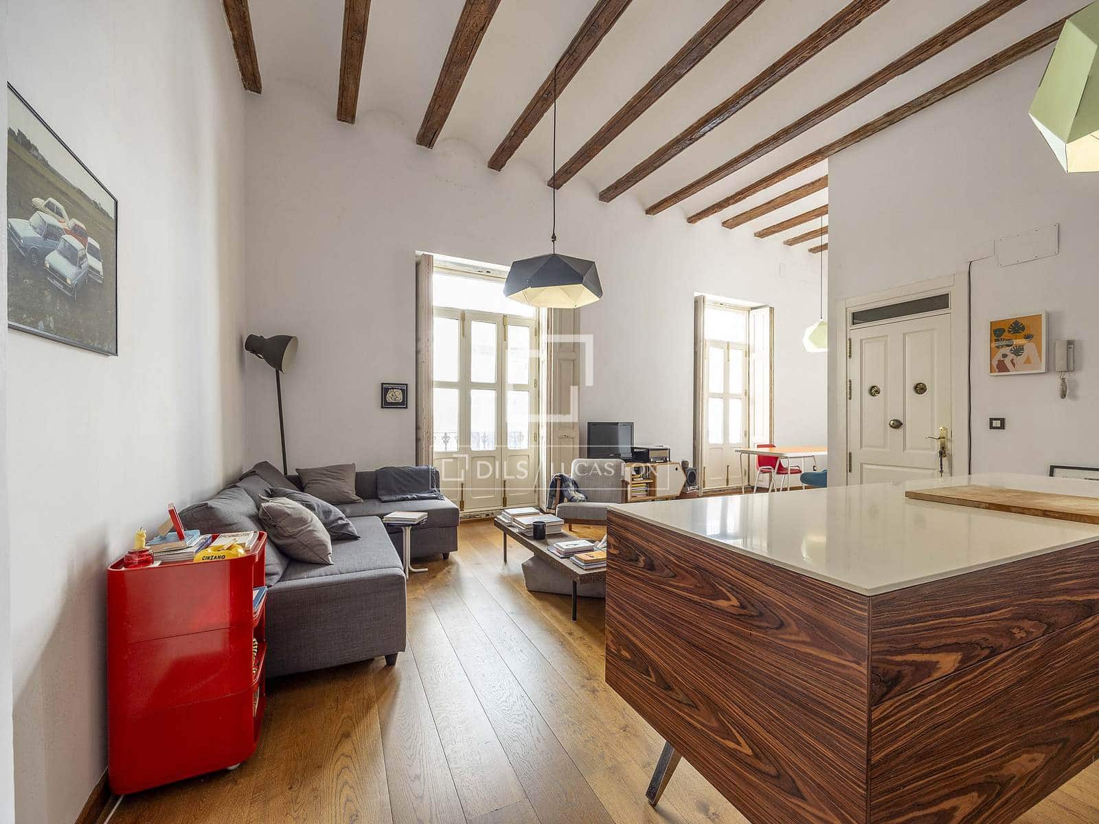 Apartamento de 1 habitación en València ciudad en alquiler - 1.500 € (Ref: 10062739)