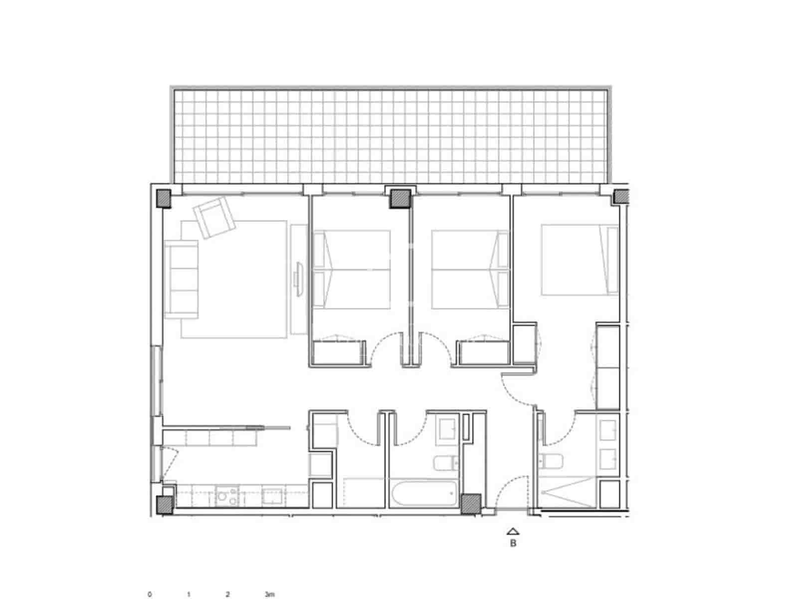 3 quarto Apartamento para arrendar em Esplugues de Llobregat com piscina garagem - 3 332 € (Ref: 10073330)