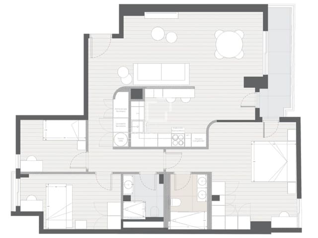 3 soveværelse Lejlighed til salg i Valencia by - € 690.000 (Ref: 10076815)
