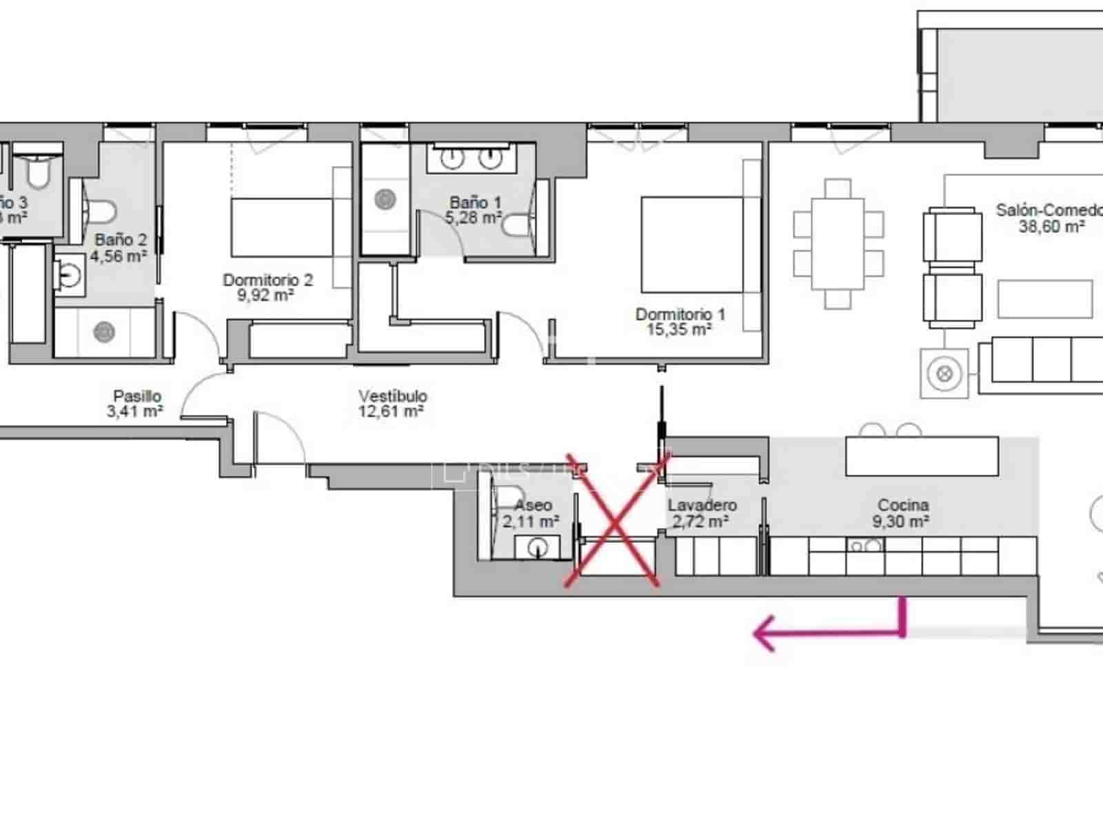 4 soverom Leilighet til salgs i Malaga by med svømmebasseng garasje - € 2 330 000 (Ref: 10076978)