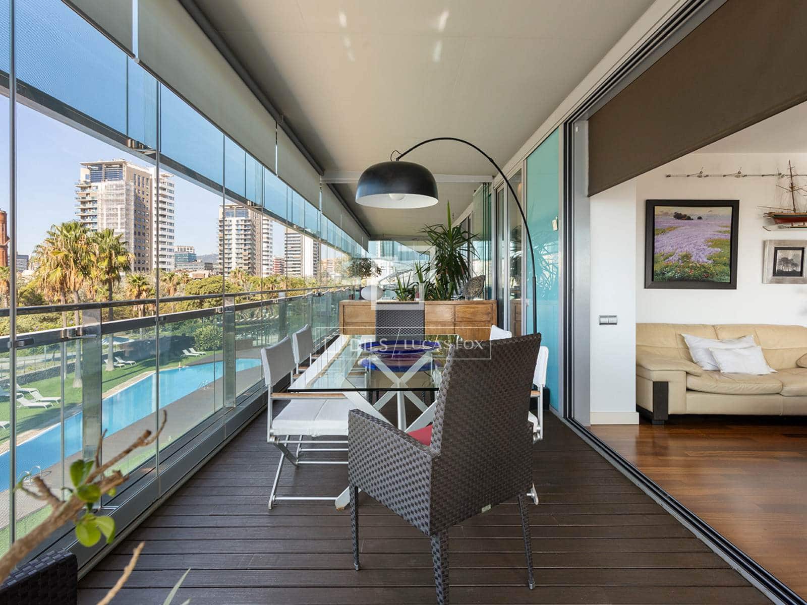3 sovrum Lägenhet till salu i Barcelona stad med pool garage - 1 495 000 € (Ref: 10079906)