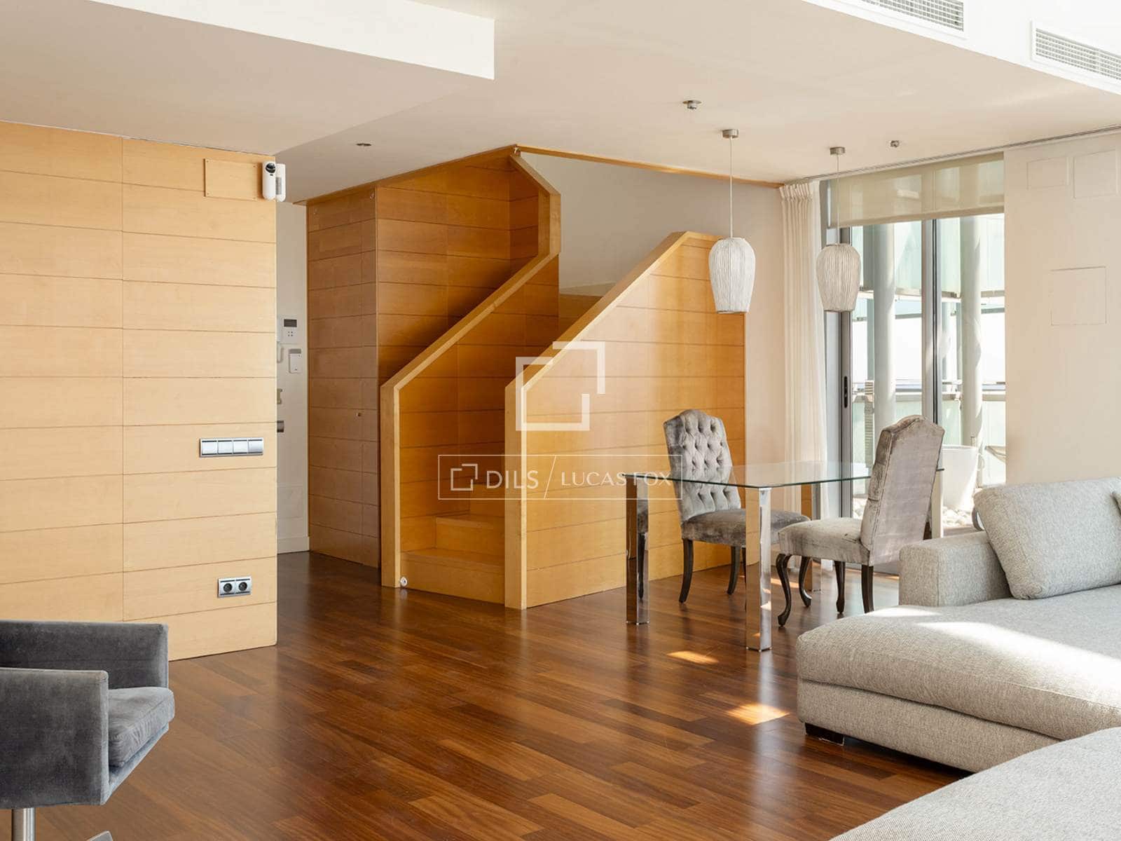 3 soveværelse Penthouse til leje i Barcelona by med swimmingpool garage - € 10.000 (Ref: 10080044)