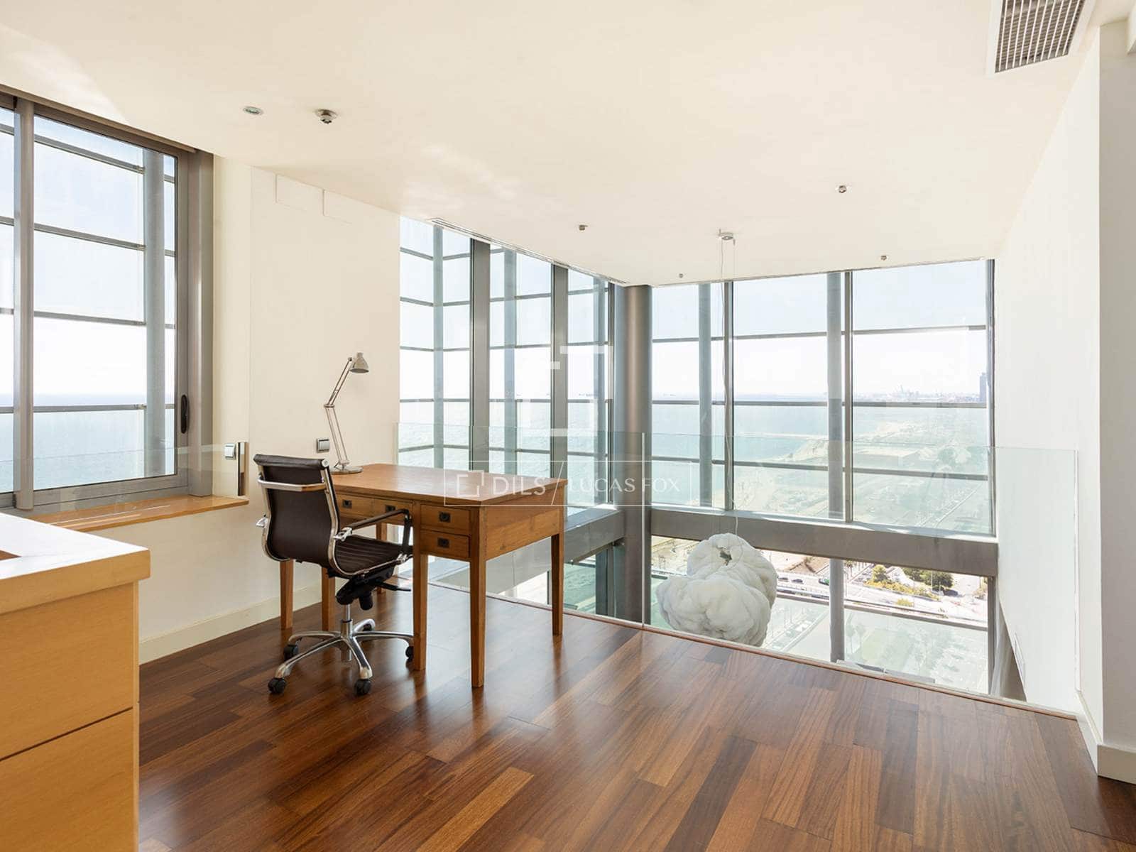 3 soveværelse Penthouse til leje i Barcelona by med swimmingpool garage - € 10.000 (Ref: 10080044)
